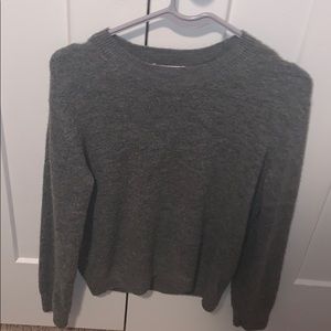 Gray h and m sweater